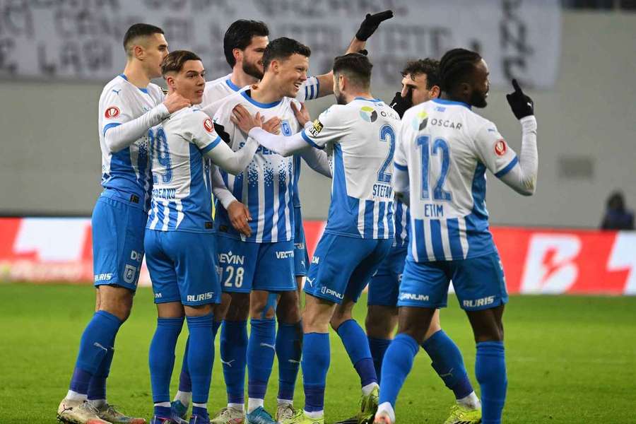 Univ. Craiova a câștigat partida cu CFR Cluj Univ. Craiova a câștigat partida cu CFR Cluj