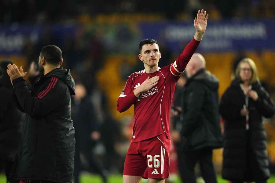 Andy Robertson, jugador del Liverpool