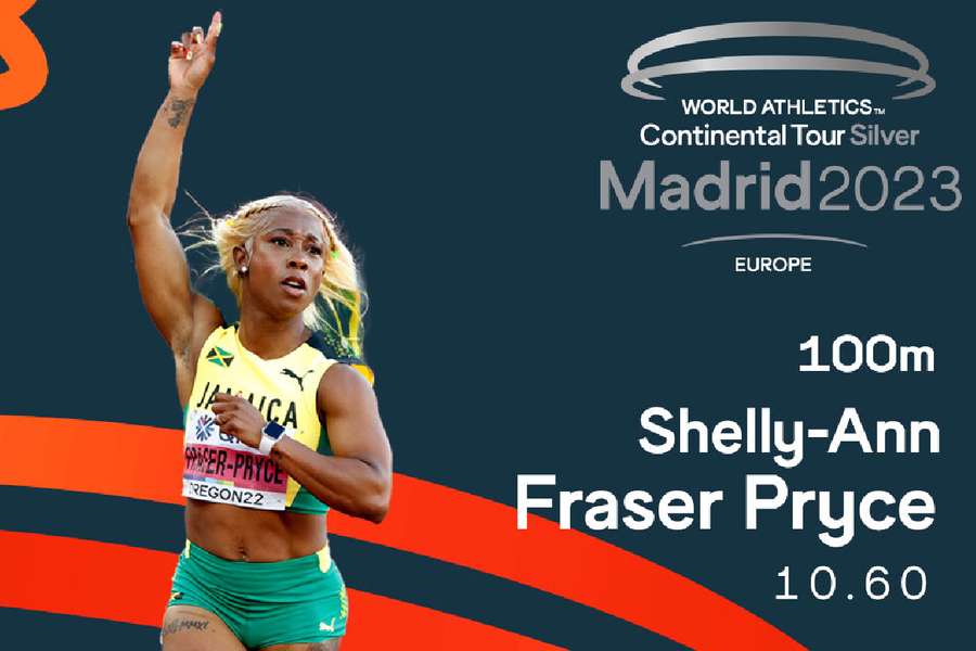 Shelly-Ann Fraser-Pryce, la gran estrella de la velocidad mundial, correrá en Madrid