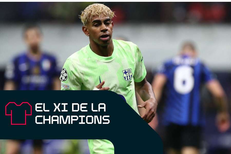 Lamine Yamal destaca en la Champions.