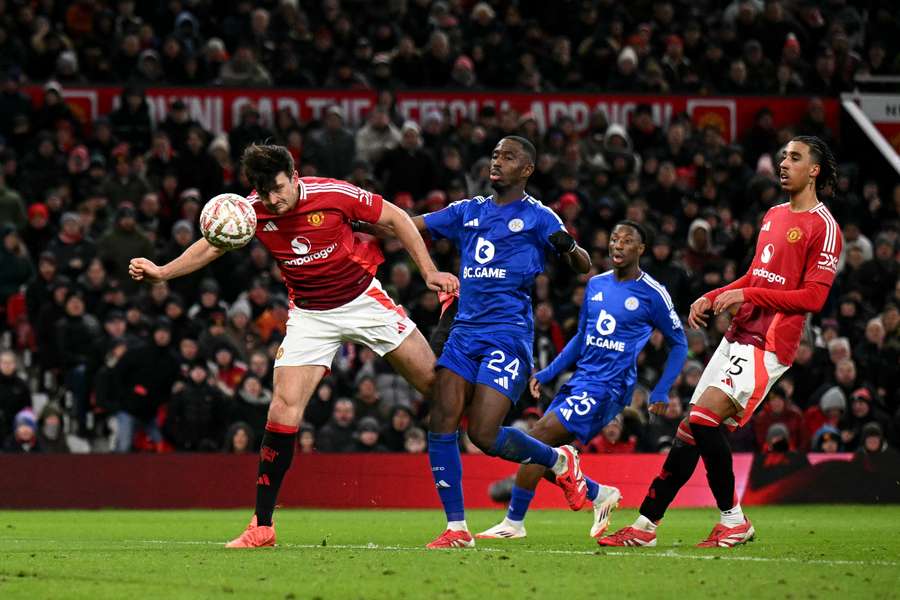 Maguire the hero as Man Utd come from behind to beat Leicester
