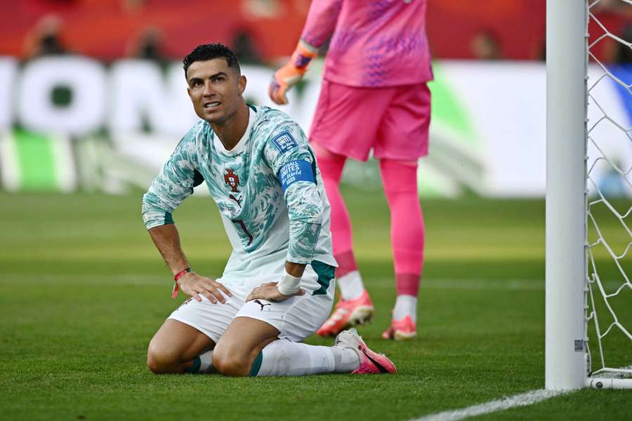 Ronaldo barely saw the ball against Croatia