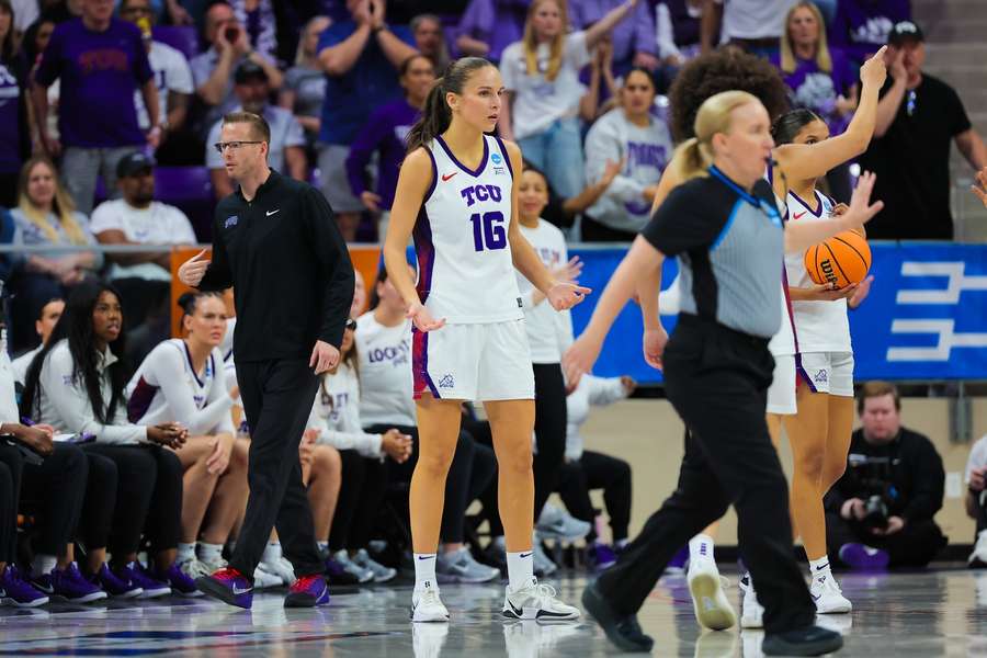 Clara Bielefeld ist mit TCU beim March Madness gescheitert.