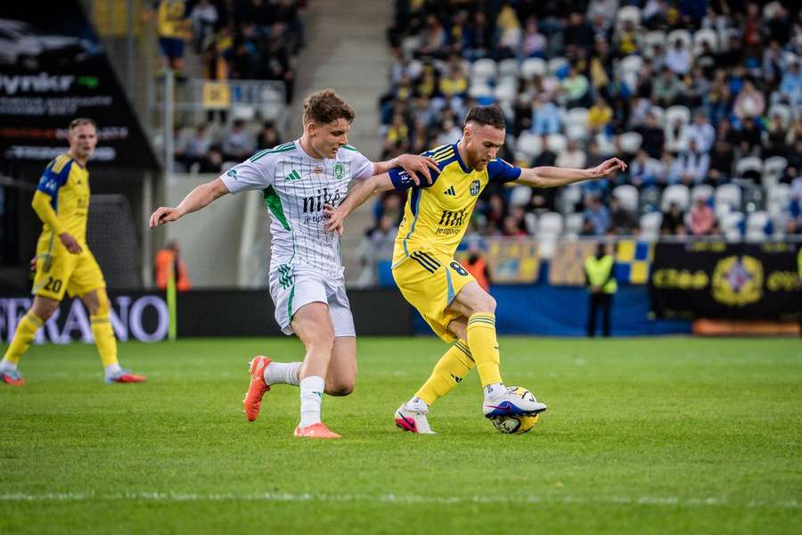 Souček v akcii proti Košiciam.