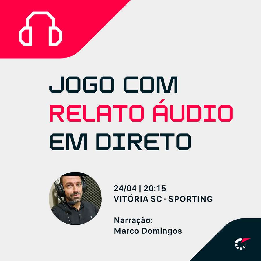 Acompanhe o relato do jogo no site ou na App