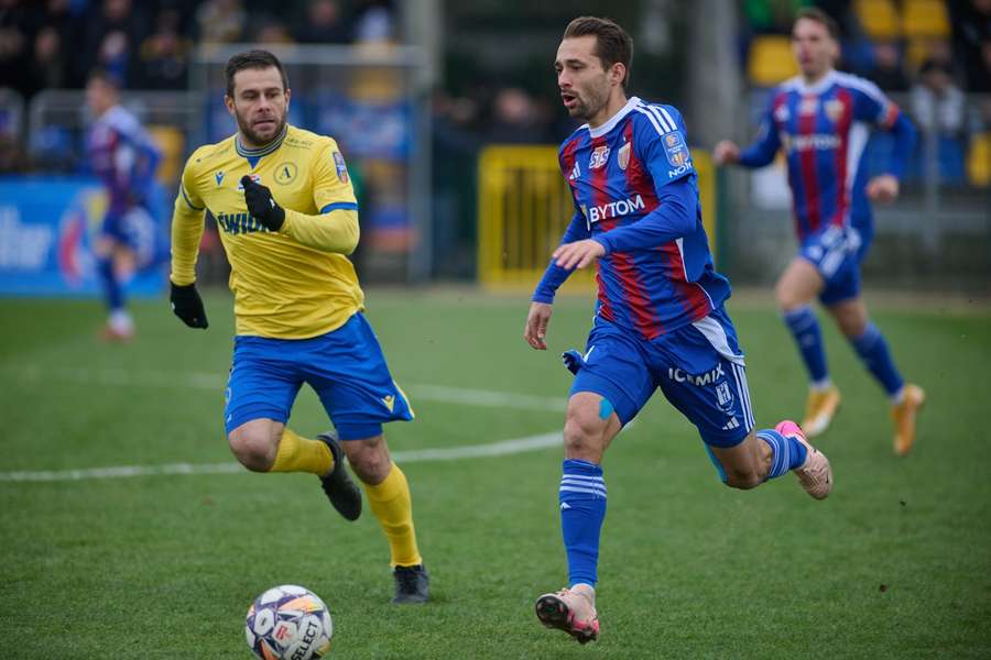 Ujęcie z meczu Avia Świdnik – Polonia Bytom