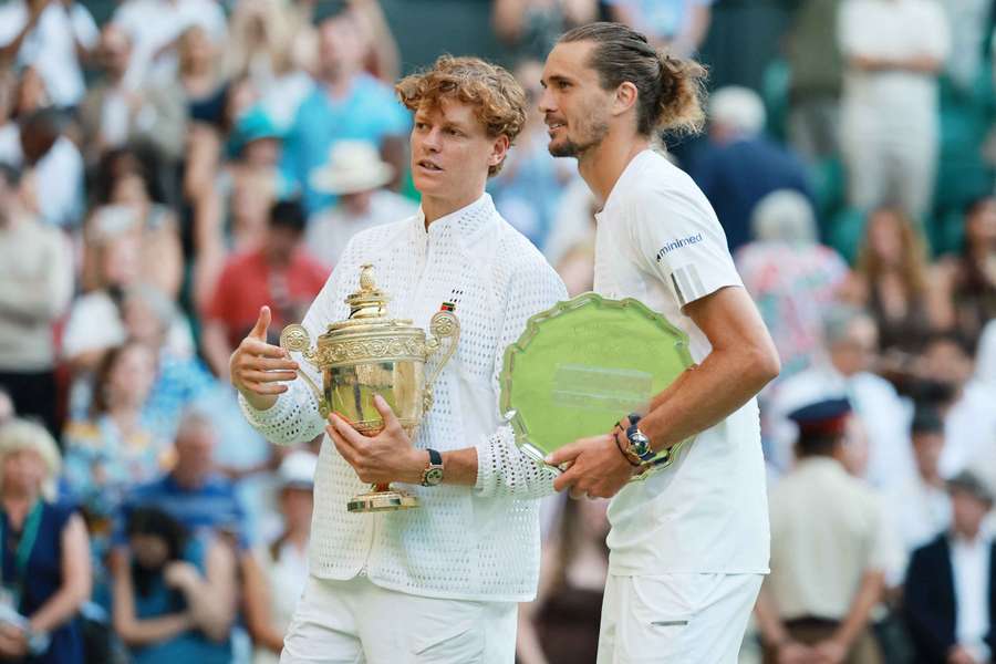 Jannik Sinner e Alexander Zverev Jannik Sinner e Alexander Zverev
