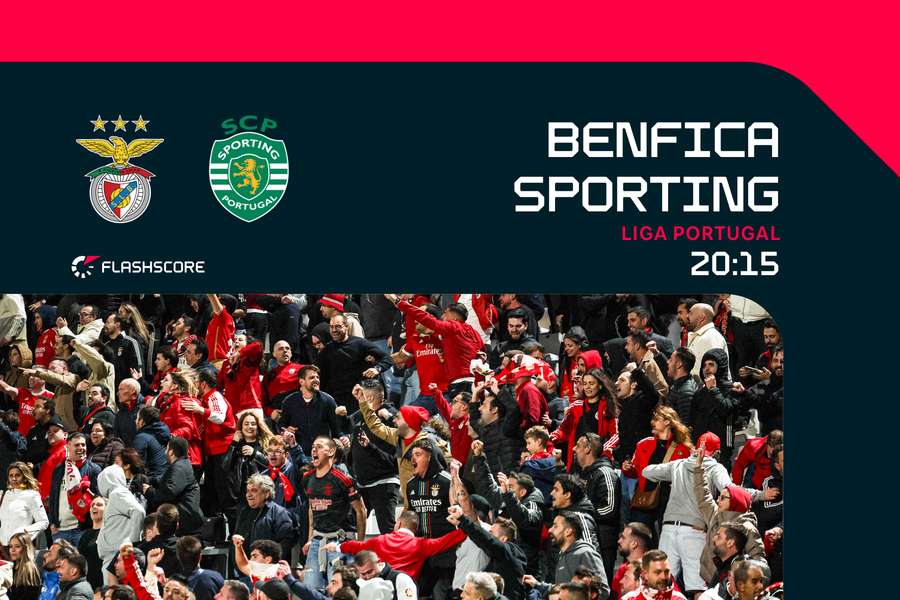 Benfica recebe Sporting na Luz