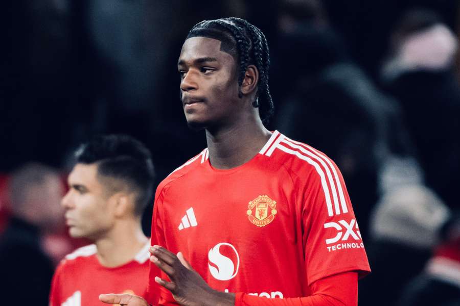 Heaven, de 18 anos, vai jogar o segundo jogo com a camisa do United