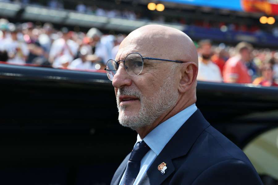 Luis de la Fuente lors du Mondial 2026. Luis de la Fuente lors du Mondial 2026.