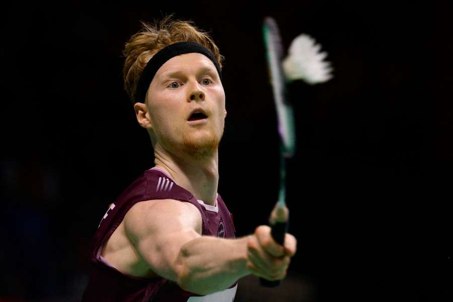 Anders Antonsen looked in great form in the opening round