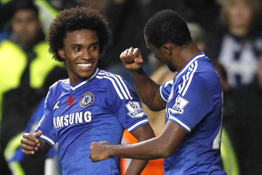 Samuel Eto'o and Willian both joined Chelsea from Russian side Anzhi Makhachkala in 2013