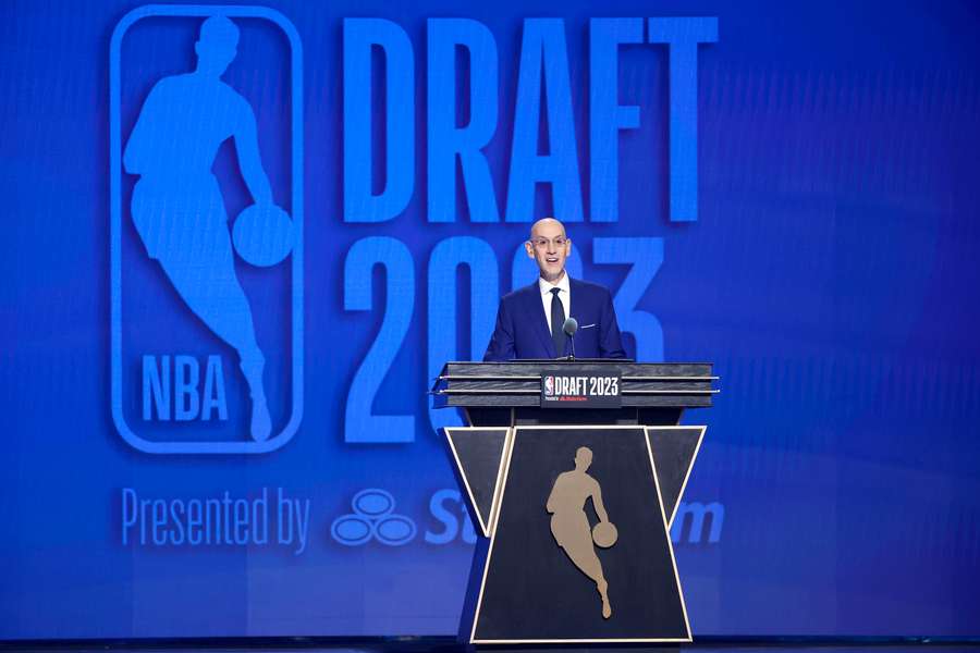 NBA-commissaris Adam Silver was de presentator bij het evenement