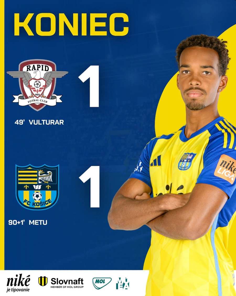 Košice remizovali. Košice remizovali.