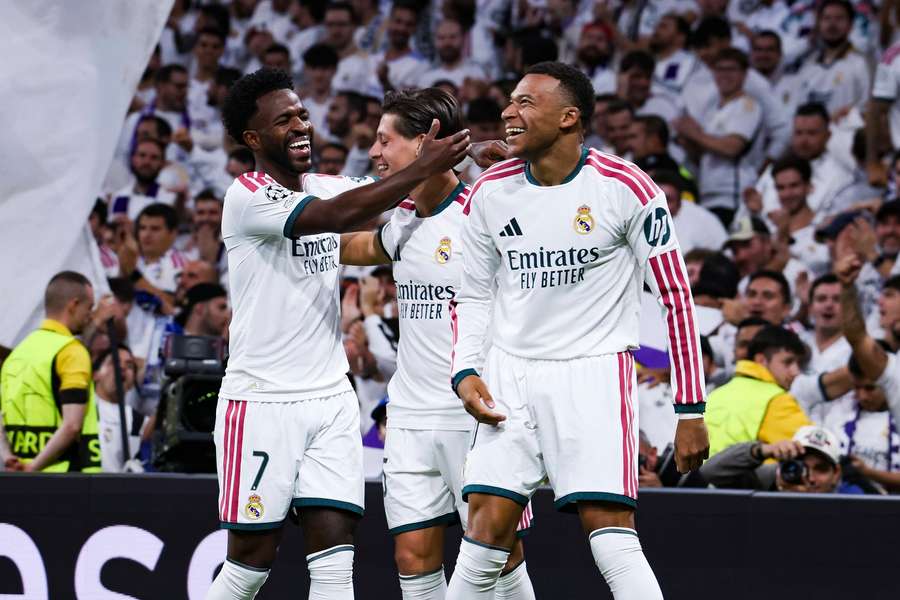 Gólová radosť hráčov Realu Madrid.