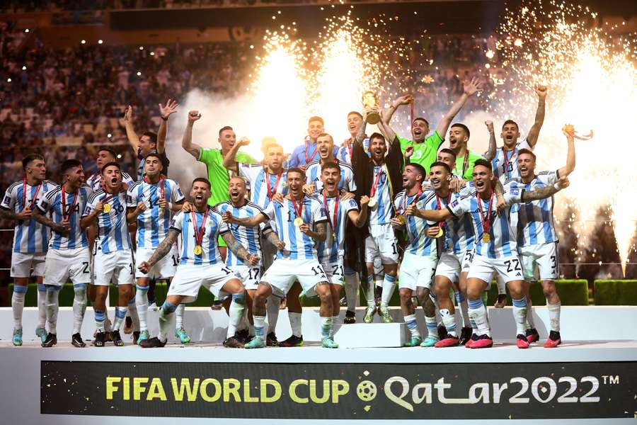 Argentina lifted the World Cup on Sunday