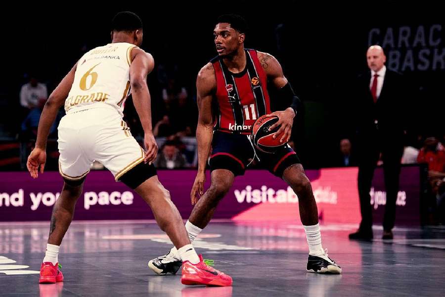 Forrest, en el Baskonia-Estrella Roja Forrest, en el Baskonia-Estrella Roja