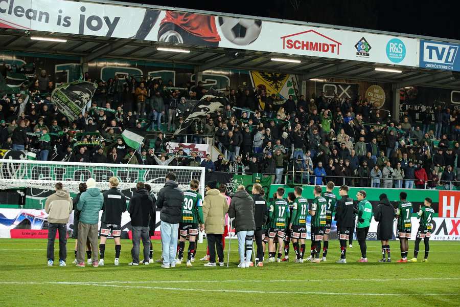 Die SV Ried steht an der Spitze der Qualifikationsgruppe.