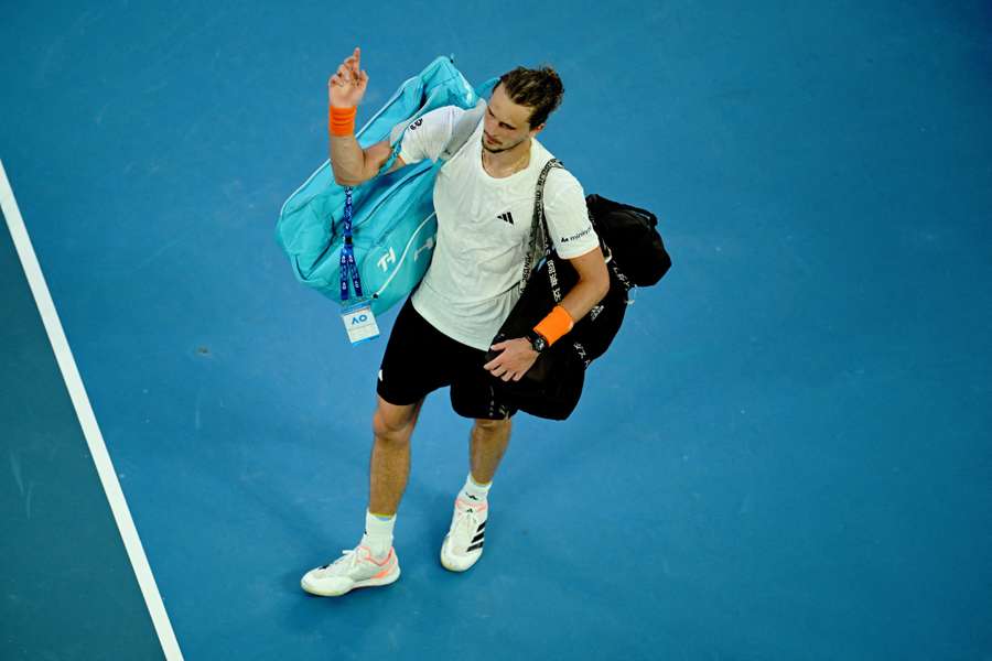 Zverev po porážke s Alcarazom.