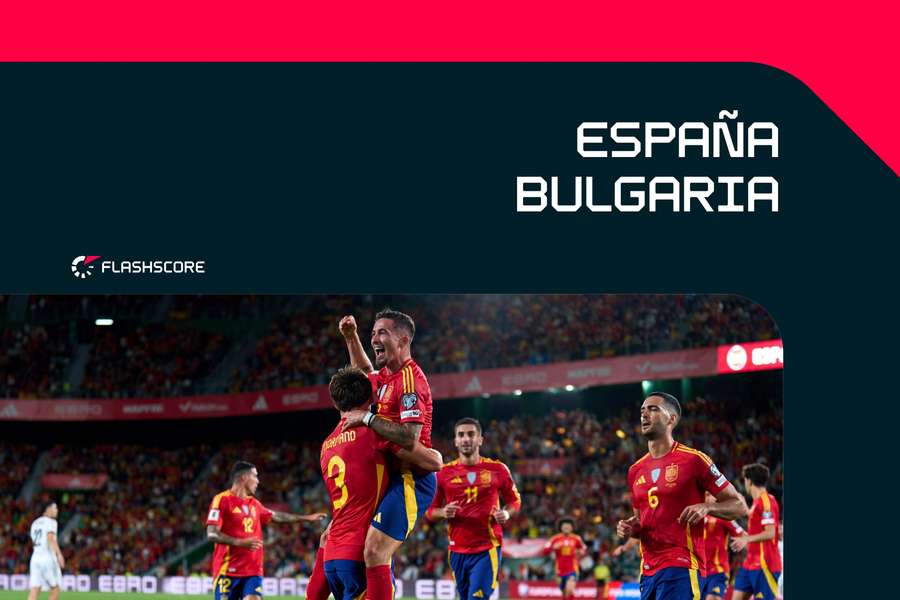 España quiere seguir marcando goles ante Bulgaria