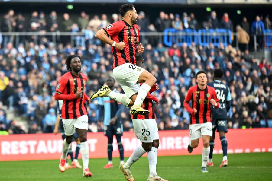 Gaëtan Laborde ha segnato il primo gol del Nizza