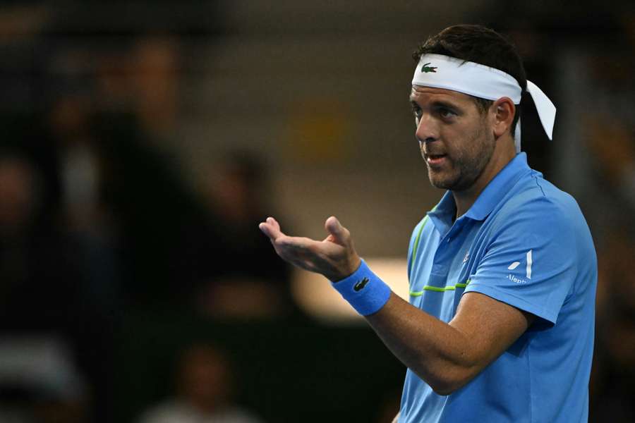 Del Potro en Buenos Aires a principios de diciembre.