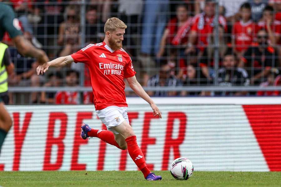 Jan-Niklas Beste estreou-se com a camisola do Benfica