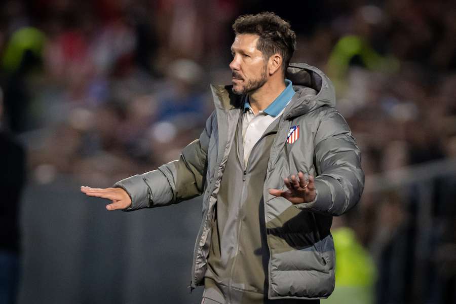 Diego Simeone, treinador do Atlético de Madrid