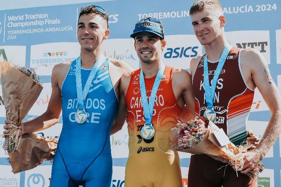 El español David Cantero ganó el Mundial de triatlón sub 23