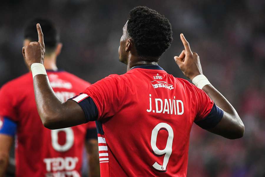 Jonathan David was safe from the spot for Lille