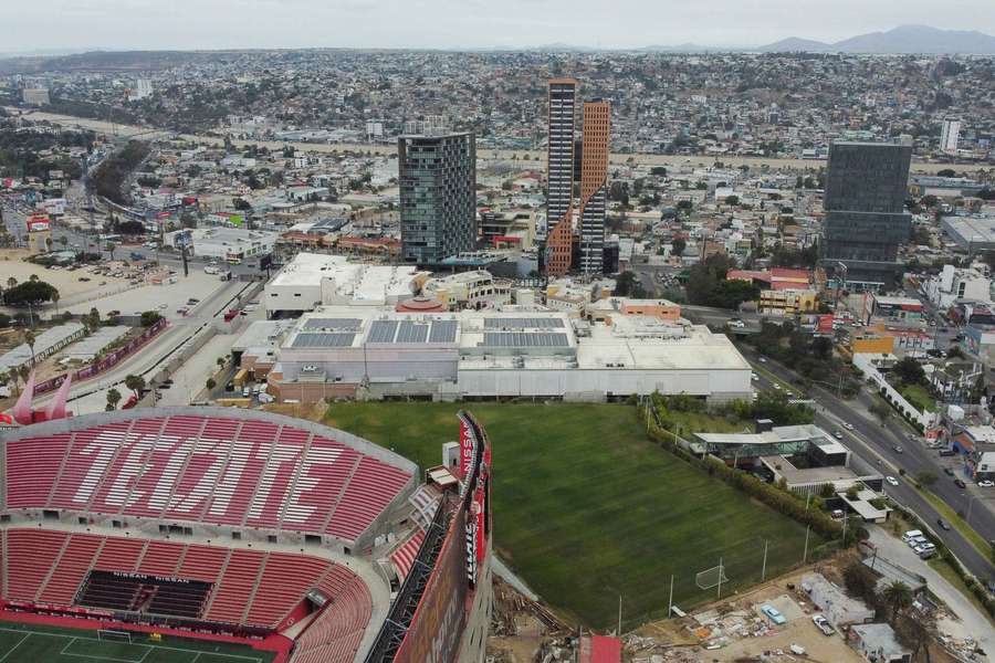 Vista aérea del campo del Tijuana Vista aérea del campo del Tijuana