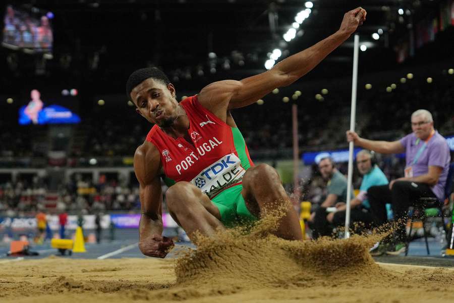 Gerson Baldé arrecadou medalha de ouro no salto em comprimento