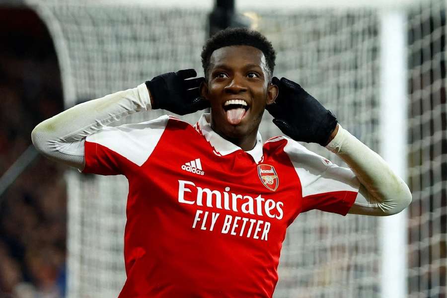 Eddie Nketiah a marcat golul victoriei în derby-ul cu Manchester United