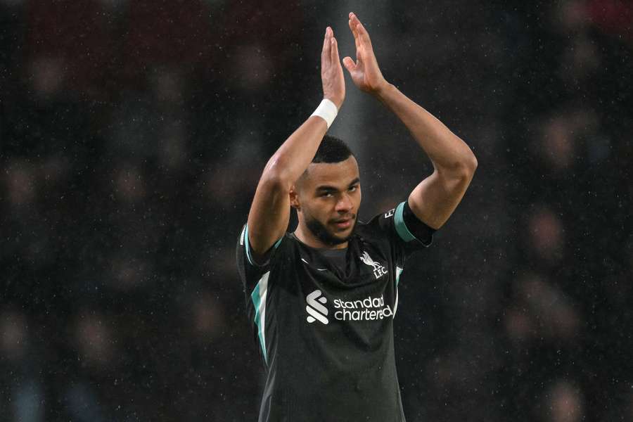 Gakpo marcou um dos gols do Liverpool na partida