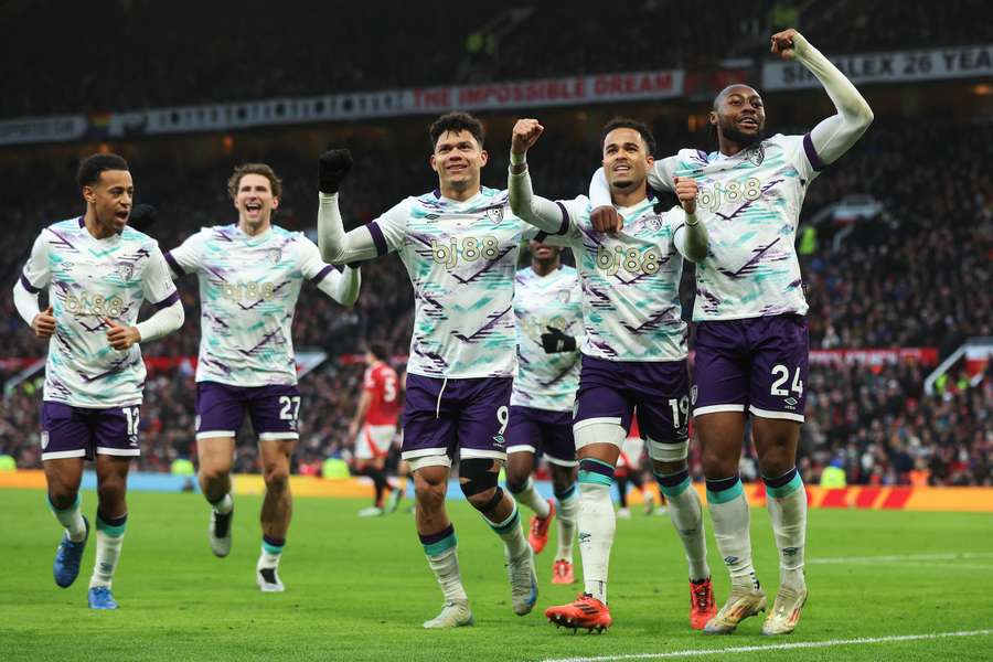 Bournemouth put three past Man Utd to record Old Trafford win