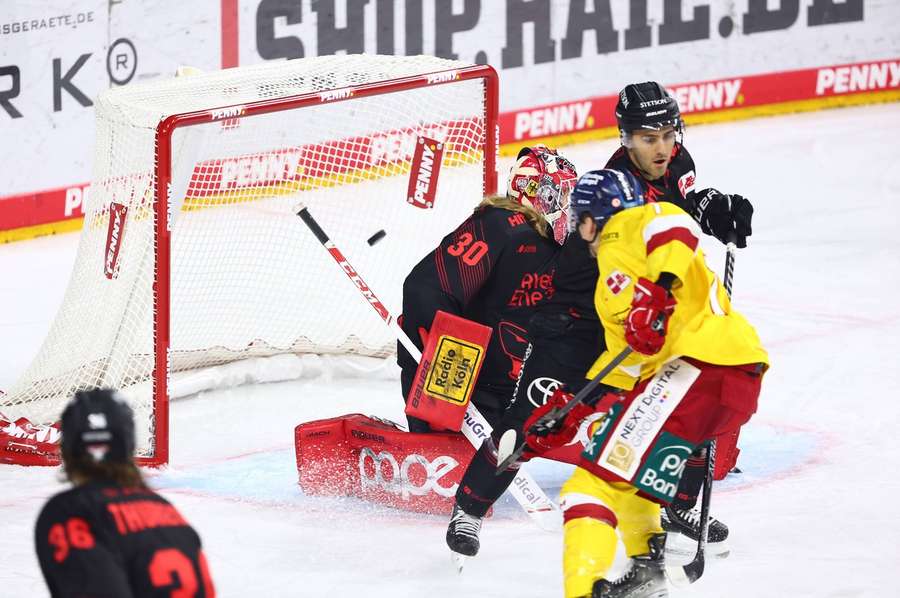 Haie verlieren 240. Rheinderby - erste Punkte für die DEG