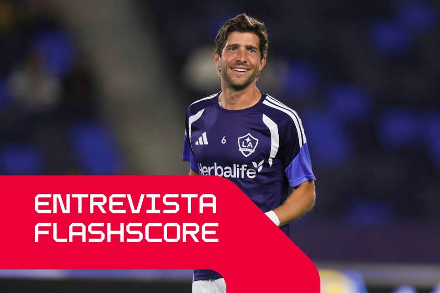 Sergi Roberto joga agora no LA Galaxy. Sergi Roberto joga agora no LA Galaxy.