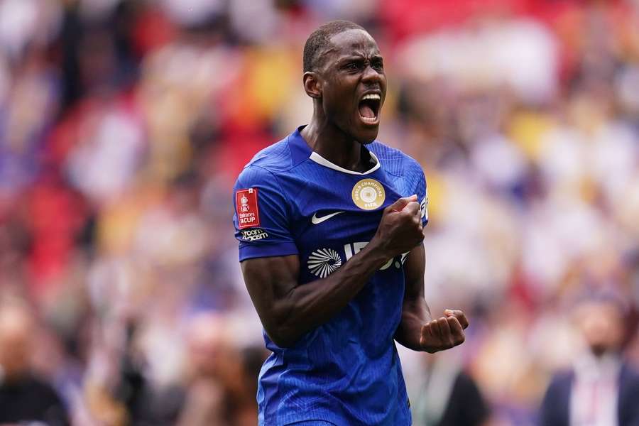 Chelsea's Trevoh Chalobah celebrates winning the FA Cup Semi-Final against Leeds United Chelsea's Trevoh Chalobah celebrates winning the FA Cup Semi-Final against Leeds United