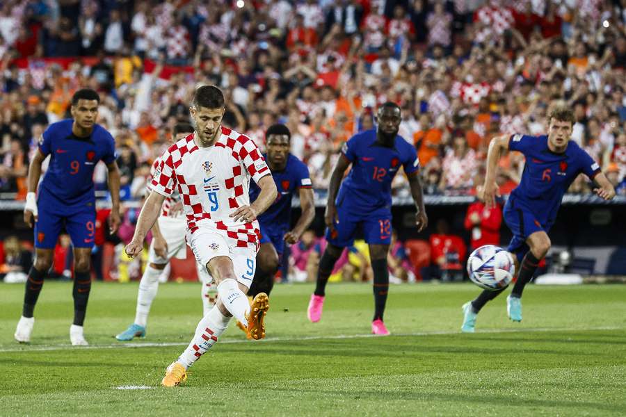 Andrej Kramaric equalised from the spot for Croatia