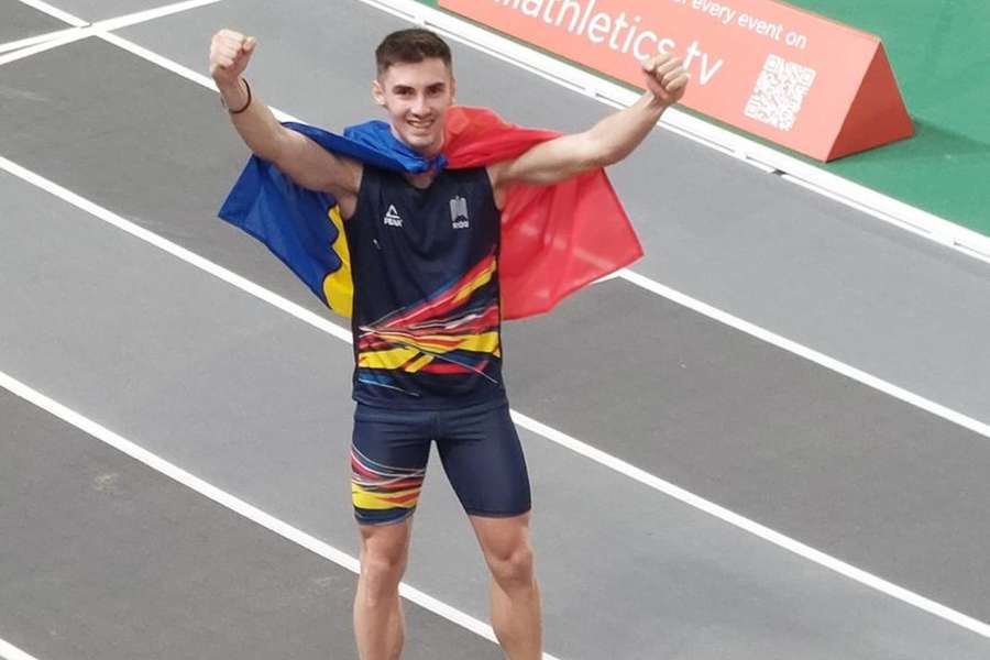 Gabriel Bitan, medaliat cu bronz la lungime, la Europenele indoor de la Istanbul