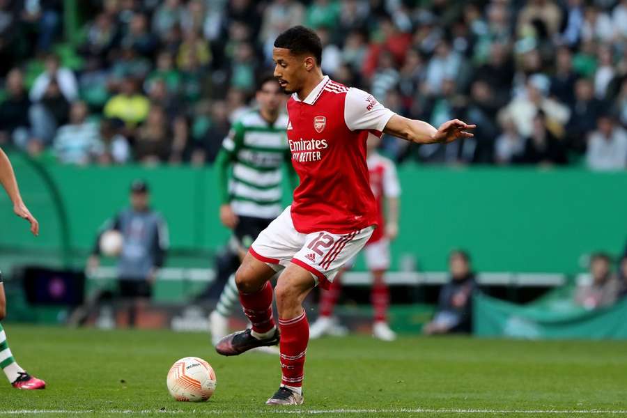 Arsenal defender William Saliba