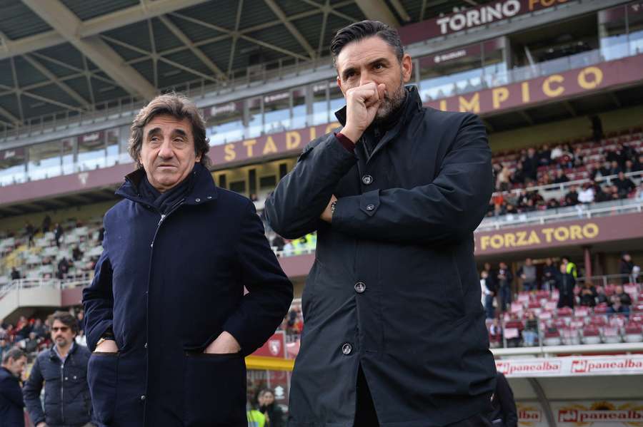 Urbano Cairo con Davide Vagnati Urbano Cairo con Davide Vagnati