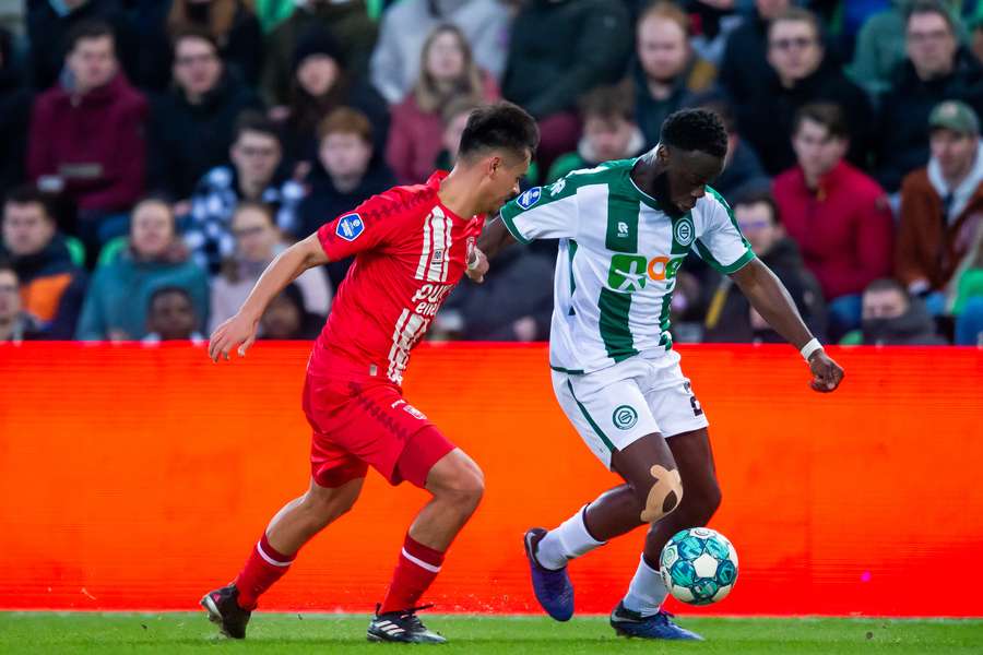 Manu maakte zijn debuut voor FC Groningen 