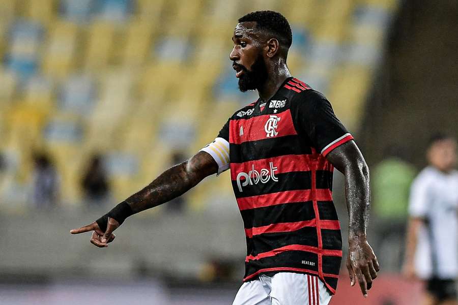 Gerson está fora do jogo do Flamengo contra o Boavista