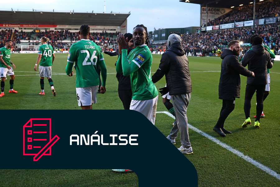 Plymouth Argyle completou uma das maiores surpresas ao eliminar o Liverpool na Taça de Inglaterra