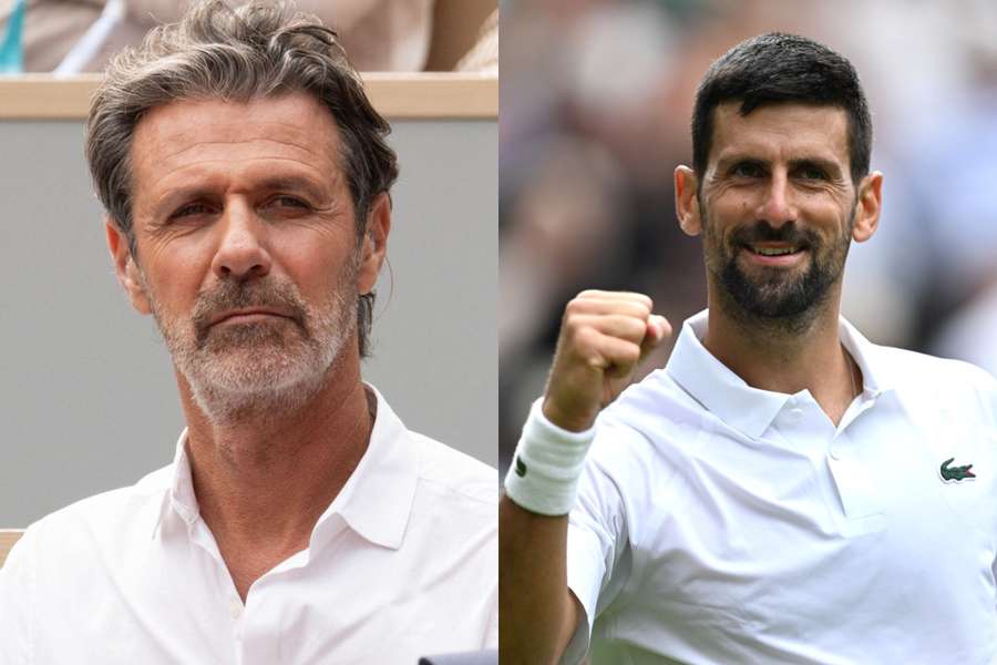 Patrick Mouratoglou și Novak Djokovic