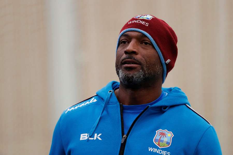 West Indies coach Floyd Reifer in training