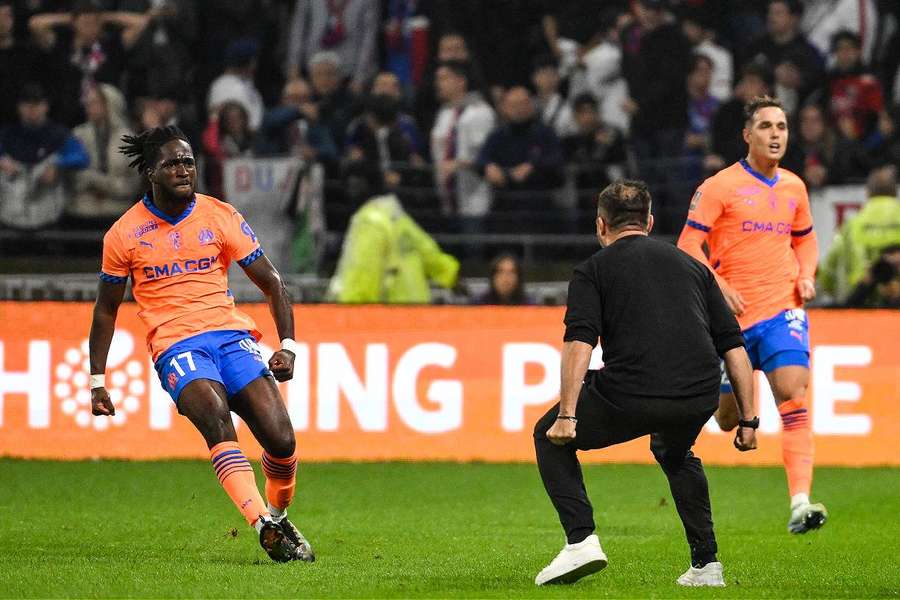 Jonathan Rowe, le héros de l'OM ce dimanche soir à Lyon. 