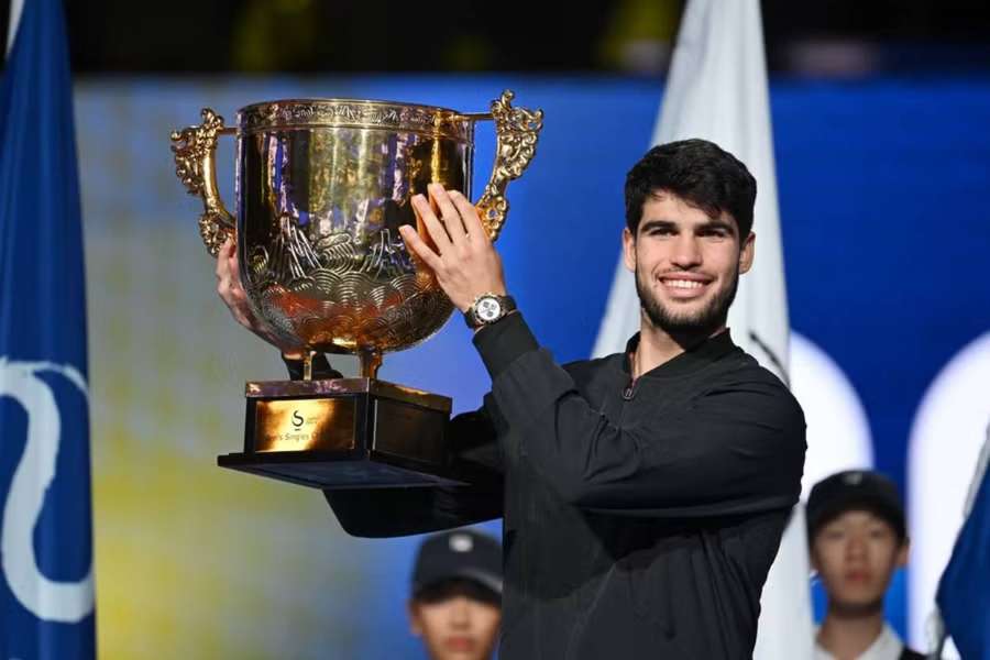 Carlos Alcaraz vyhral turnaj ATP 500 v Pekingu.