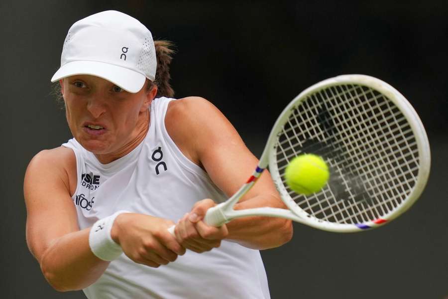 Šwiateková hraje ve Wimbledonu ve skvělé formě.